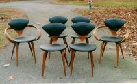 Set of six 1950s Modern chairs by Plycraft