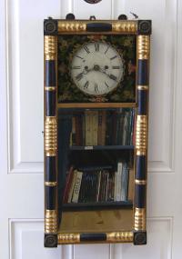 Timothy Chandler mirror clock Concord New Hampshire c1810