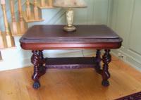 19th century American Victorian library table c1880