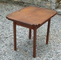 Early single board work table New England c1800