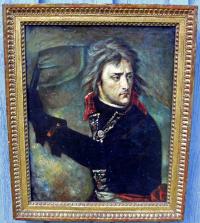 Portraiture on canvas of Napoleon I after Antonie Jean Gros