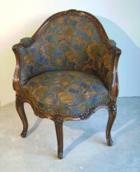 Reproduction 18th c French Rococo Louis XV style corner chair