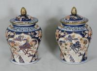 Pr Chinese export porcelain vases c1920