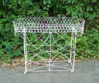 French Victorian wire plant stand c 1880