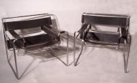 Pr Wassily chairs by Marcel Breuer for Knoll c1973