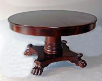 American Empire Period mahogany dining table c1825