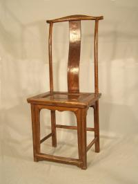 Early Chinese yoke back chair c1820