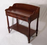 American Federal mahogany serving stand c 1825