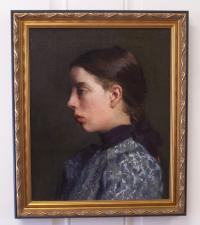 Fannie or Jennie Burr portrait of a girl 1898