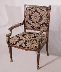 Neoclassical French Empire period armchair