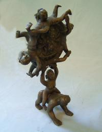 19thc Bronze religious sculpture from India