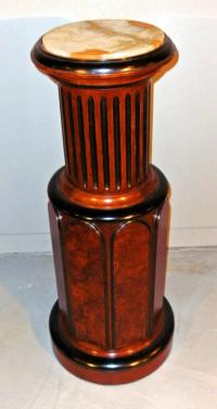 American New Classic style multi tiered mahogany pedestal c1875