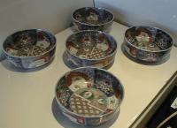 Imari Antique Imari Japanese porcelain bowls