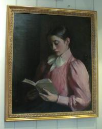 Antique Portrait Jennie Burr by Fannie Burr