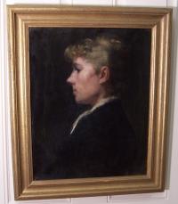 Portrait of Jennie Burr by Fannie Burr c1890