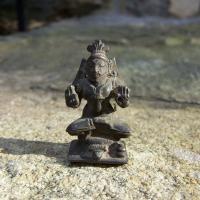 Bronze devotional altar figure India c1800