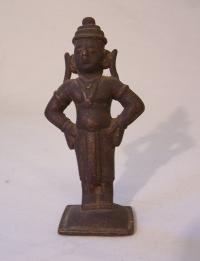 Early bronze devotional altar figure India c1800