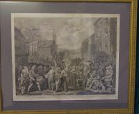 William Hogarth 1761 engraving March to Finchley