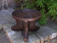 African tribal hand carved stool