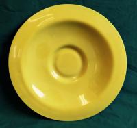 Antique 19thc Chinese yellow Peking glass charger