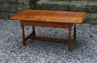 Eldred Wheeler tiger maple coffee table