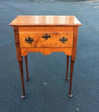 Vintage Eldred Wheeler tiger maple table