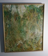 Oil painting of grasses by David Krieger 1960
