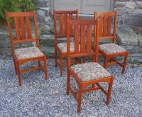 Cherry dining chairs by William Laberge Cabinetmaker
