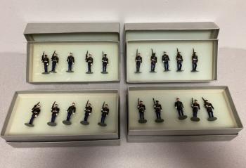 Image of Four boxed sets of American Marine Corps soldiers