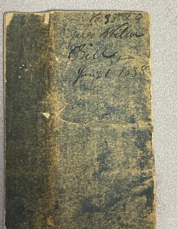 Image of Highway rate bill day book 1836