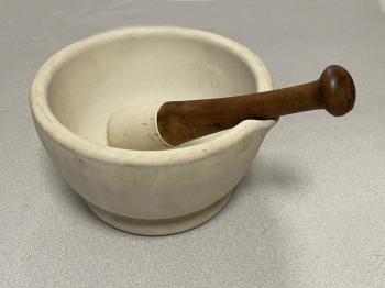 Image of Antique Wedgwood mortar and pestle