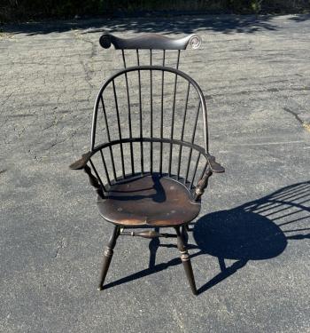 Image of Ashlen Windsor armchair in crackle black