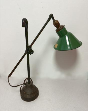 Image of O C White desk lamp with original Wheeler shade