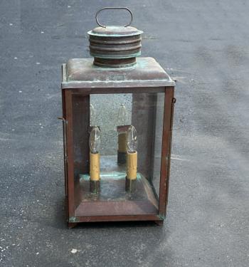 Image of Period Lighting Fixtures candle lantern c1980