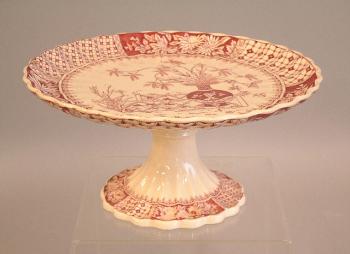 Image of W T Copeland and Sons ironstone cake pedestal