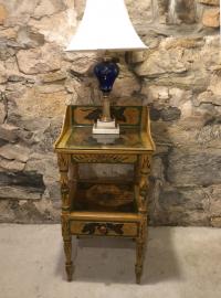 Early New England painted wash stand c1825