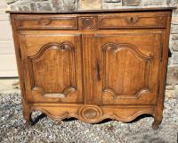 French walnut sideboard or server c1790