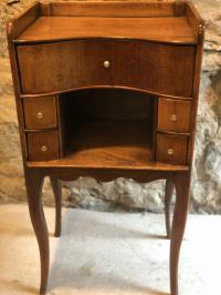 Antique French walnut night stand