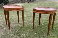 Vintage Henredon mid 20th century lamp tables