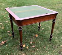 Paul Sormani Louis XVI style mahogany card table