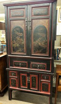 Vintage Chinese storage cupboard mid 20thc