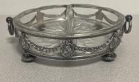 Pairpoint silver plated condiment dish