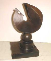 Contemporary Japanese bronze Sculpture bird