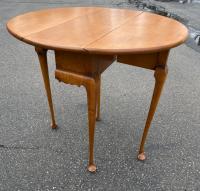 Eldred Wheeler tiger maple breakfast table