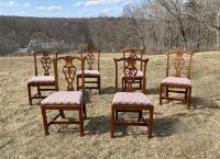 Six Eldred Wheeler Chippendale chairs