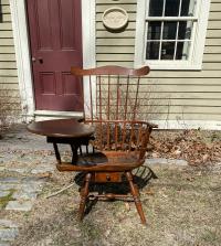F E Banning writing arm Windsor chair Hadlyme CT