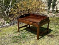 18thc English butlers tray coffee table