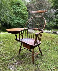 D R Dimes Windsor writing arm chair