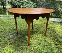 Vintage D R  Dimes tiger maple dining table