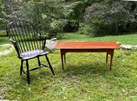 Eldred Wheeler tiger maple coffee table